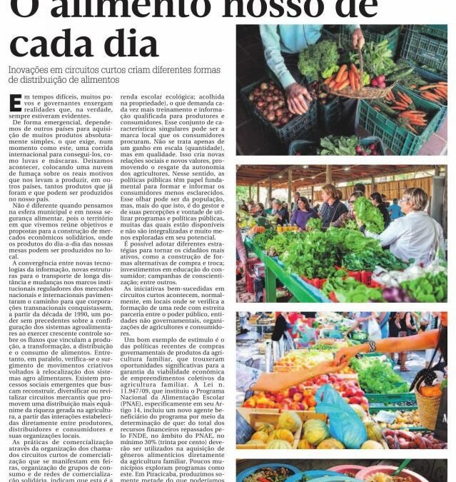 O alimento do dia-a-dia
