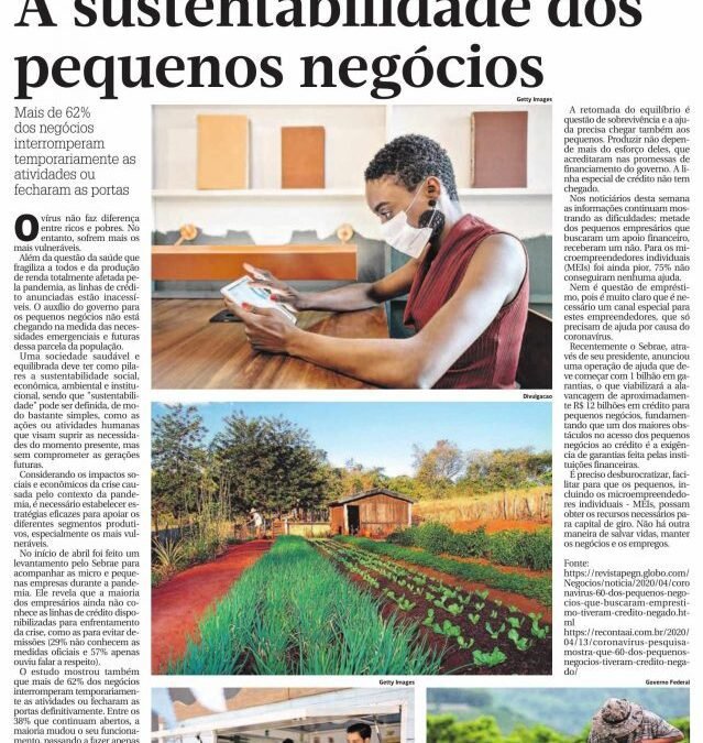 O impacto da Pandemia nos pequenos negócios