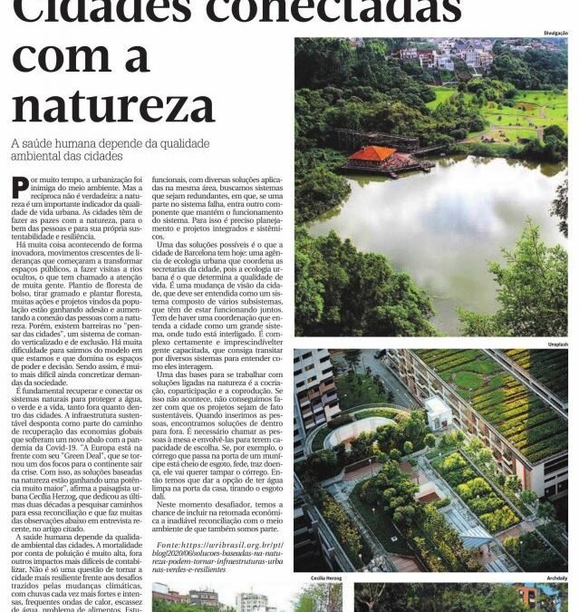 Cidades conectadas com a natureza